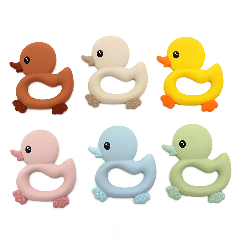 Baby Products List - 2026 Baby Duck Shape Teether cartoon
